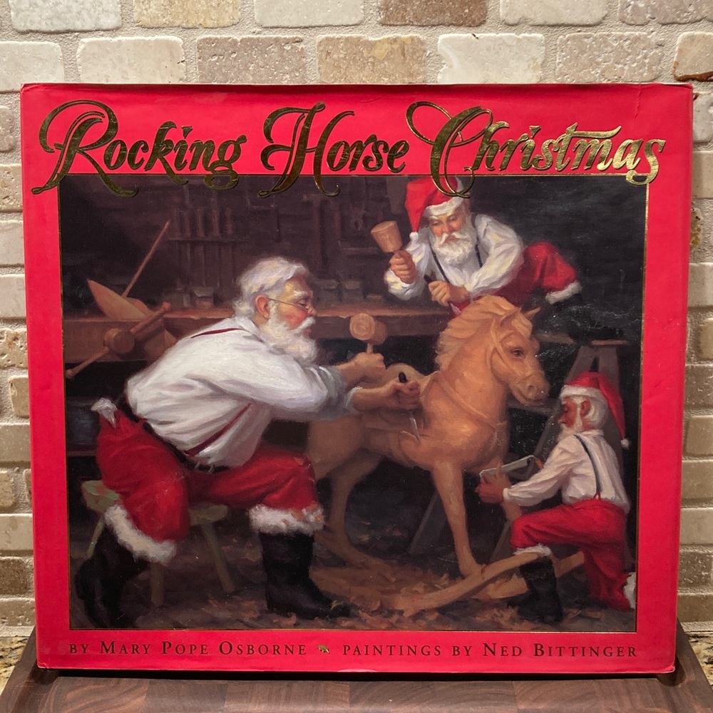 Rocking Horse Christmas Hardback Book with Dust Jacket